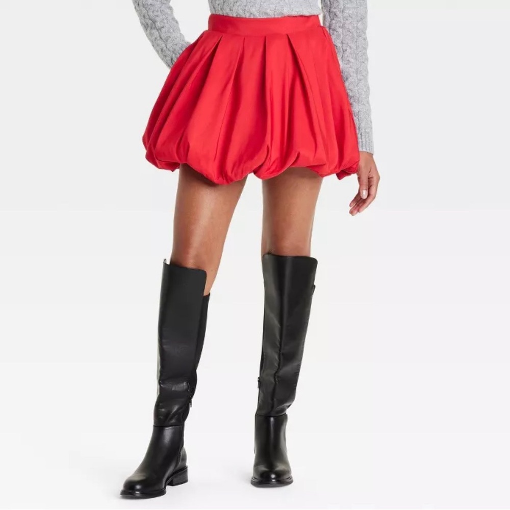 A new Day- Women's Bubble Hem Mini Skirt - A New Day
